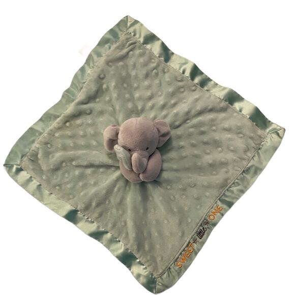 Child of Mine Elephant Sweet Little One Lovey 14 inch square - Picture 2 of 5